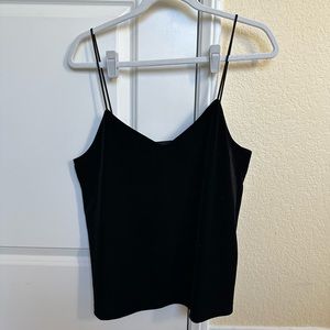NWT H&M Black Velvet Tank Top